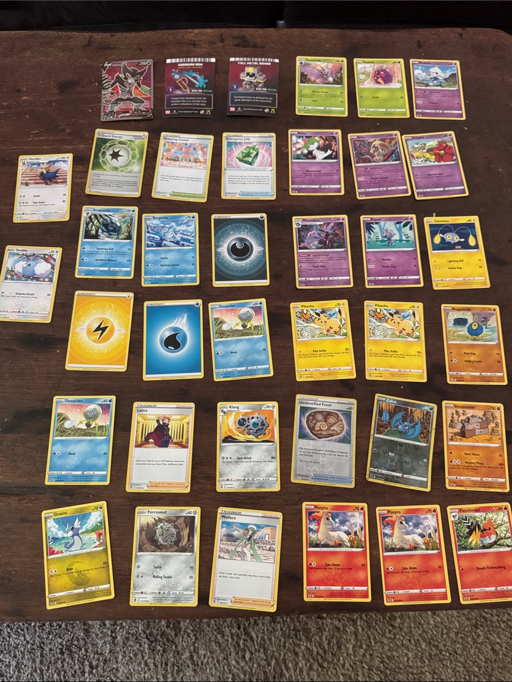 GUC Pokémon Trading Card Game Assorted Yellow and Multicolor Card Lot - 38